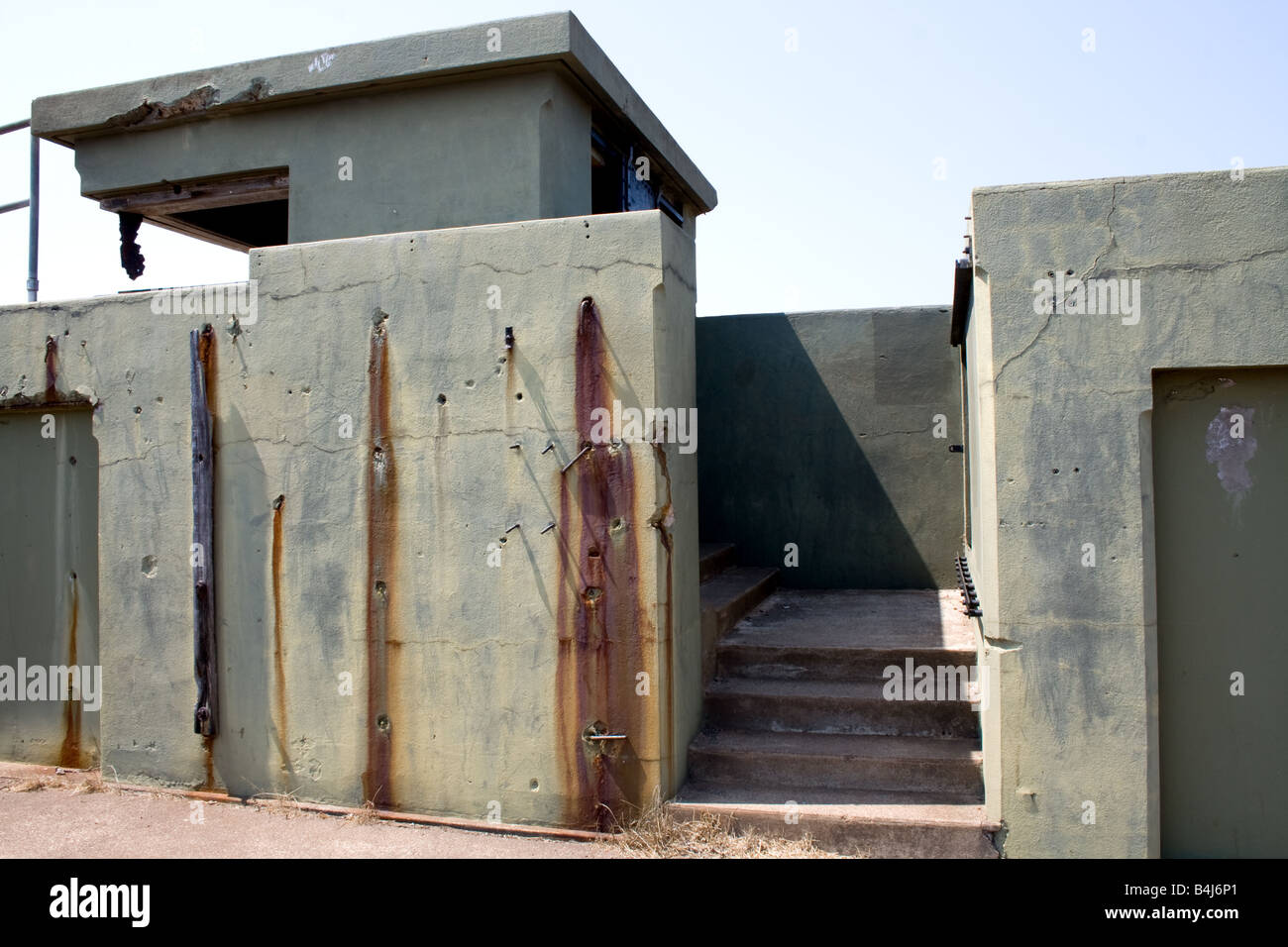 Deserted fort  in Marin County, California Stock Photo
