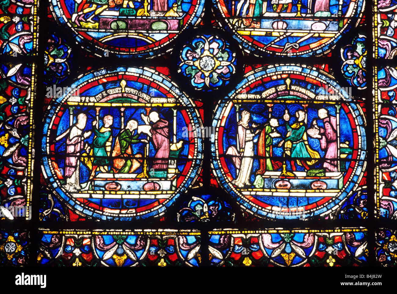 Medieval Stained Glass Canterbury Cathedral Kent England UK English art