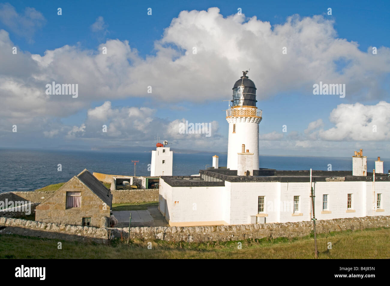 Head Lighthouse Caithness Northern Scottish Highlands UK Stock