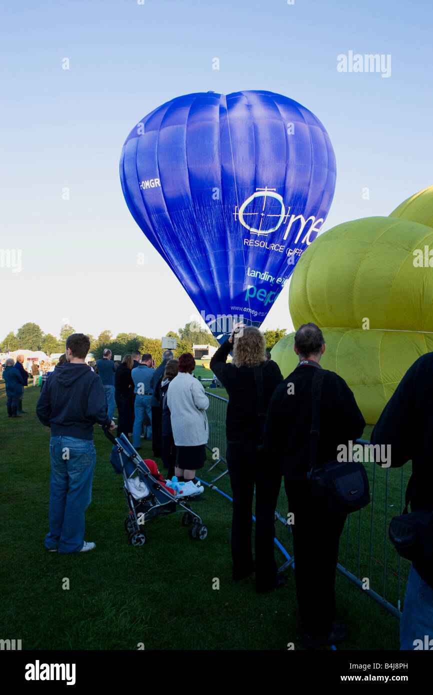 Hot Air Balloons, Northampton Balloon Festival, Northamptonshire, England, UK Stock Photo