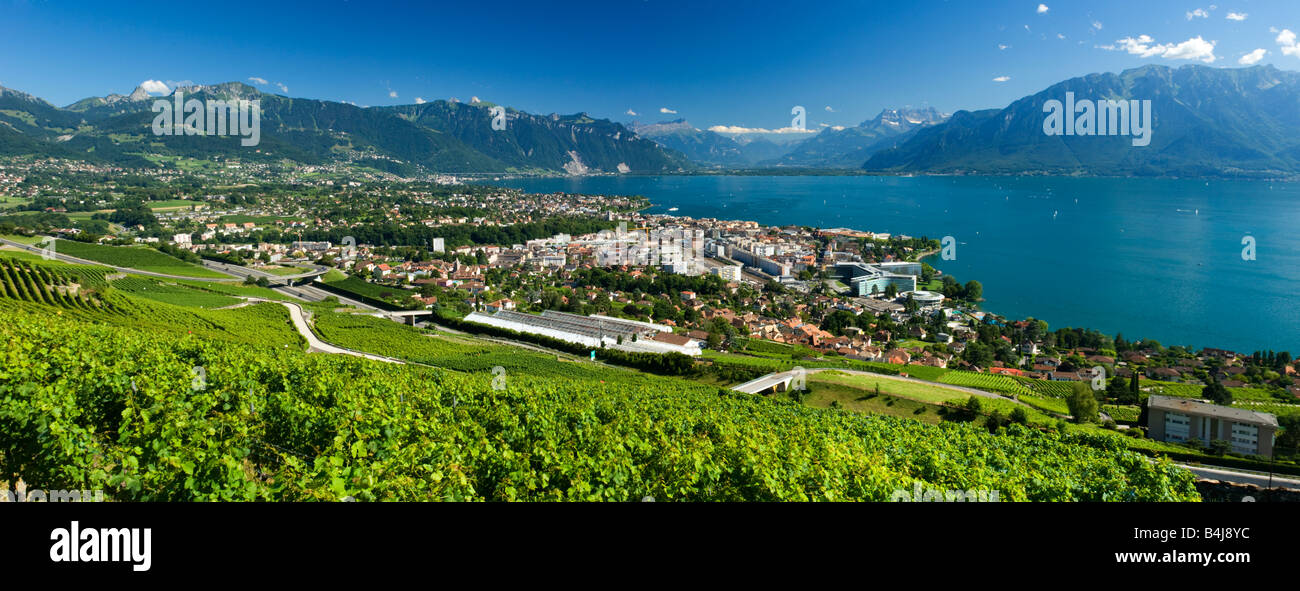 The City of Vevey, Switzerland Stock Photo Alamy