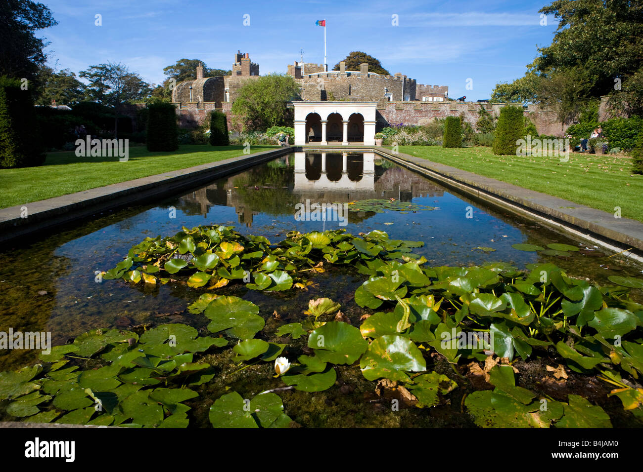 Queen Mothers Garden Walmer Castle Stock Photo