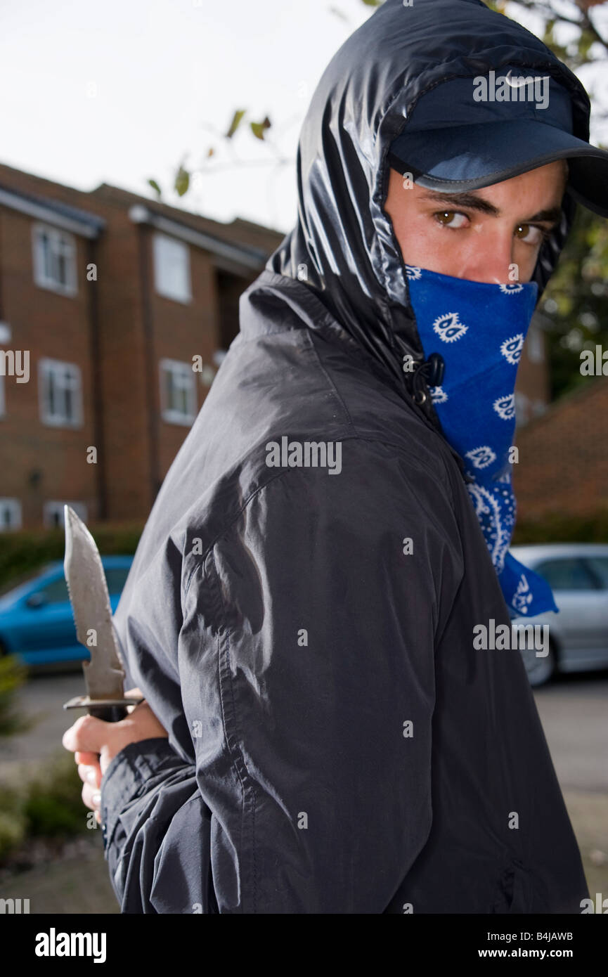 Teenage boy hoodie scarf over hi-res stock photography and images - Alamy