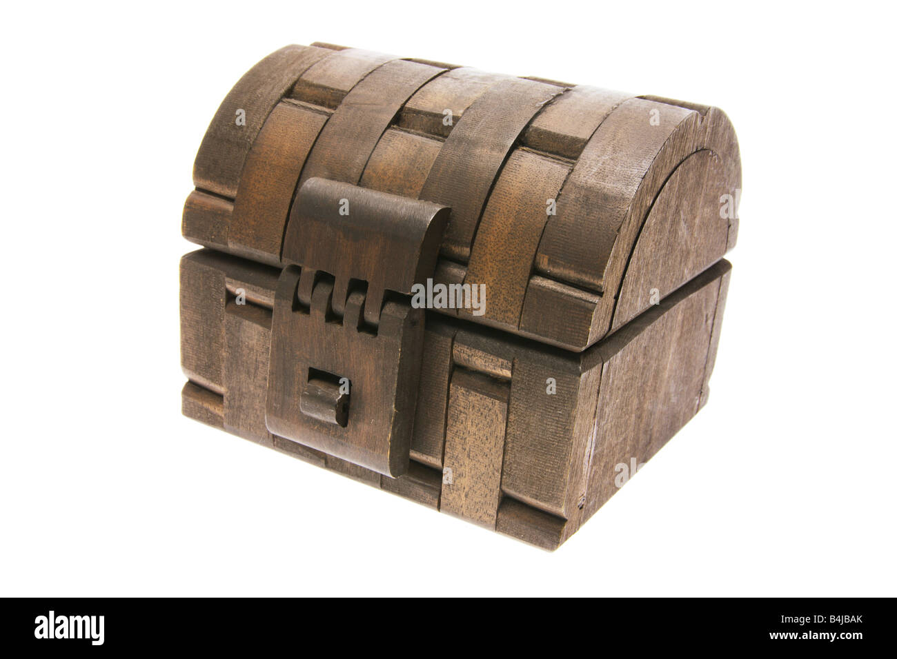 Wooden Treasure Chest Stock Photo Alamy