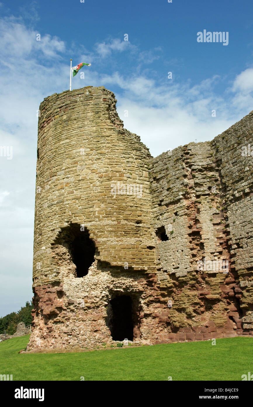 Rhuddlan Castle in Denbighshire North Wales Stock Photo Alamy