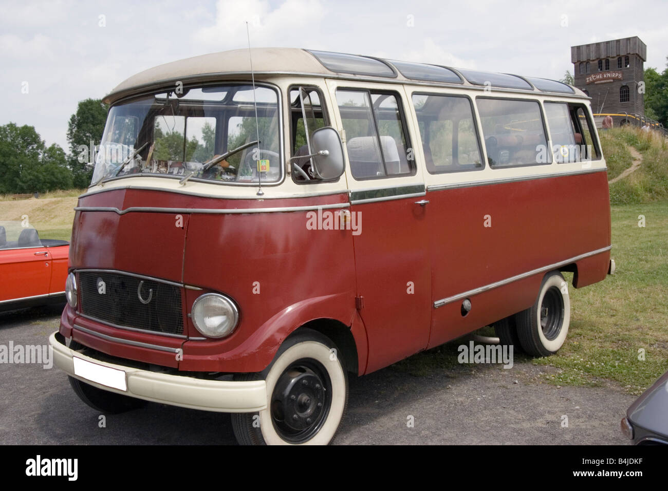 Vintage Van German Mercedes Benz Stock Photo - Alamy
