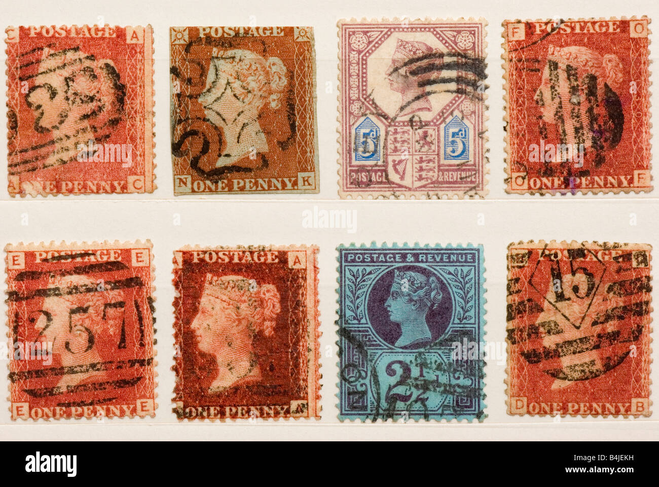 British Stamps Album Collection High Resolution Stock Photography and ...