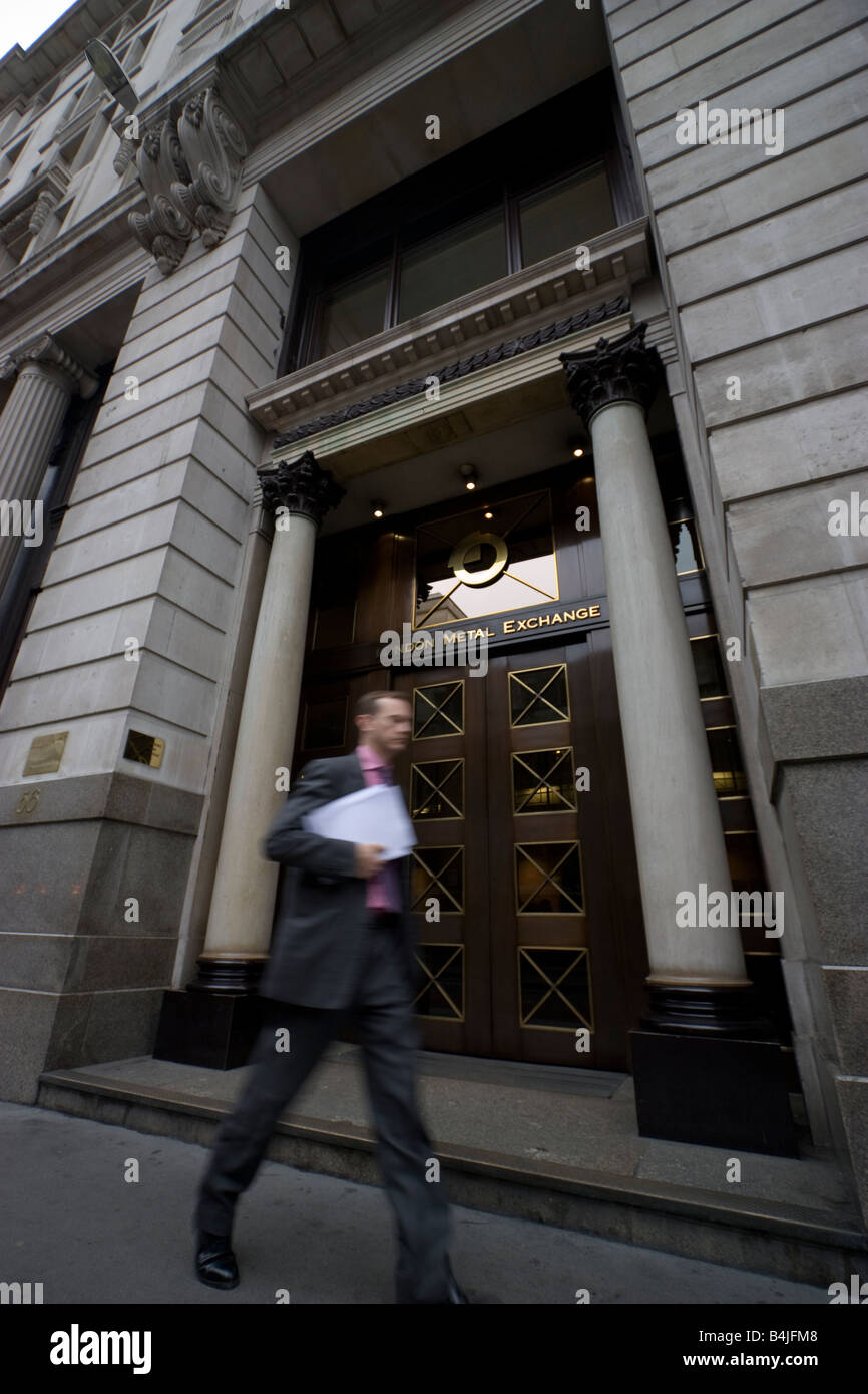 LME London metal exchange city of London Stock Photo Alamy