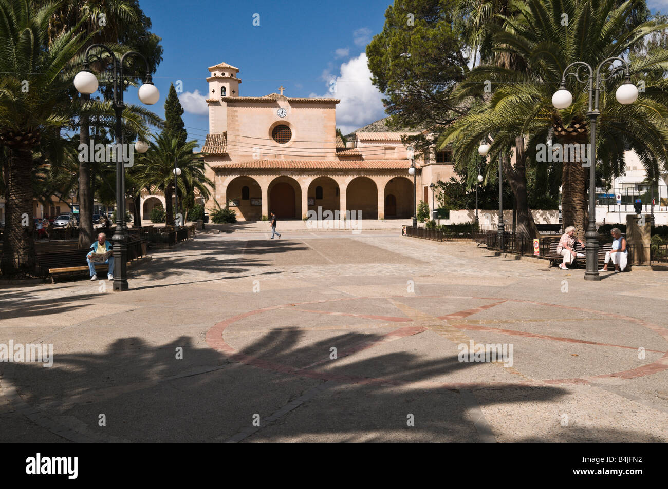 Puerto pollensa church hi-res stock photography and images - Alamy