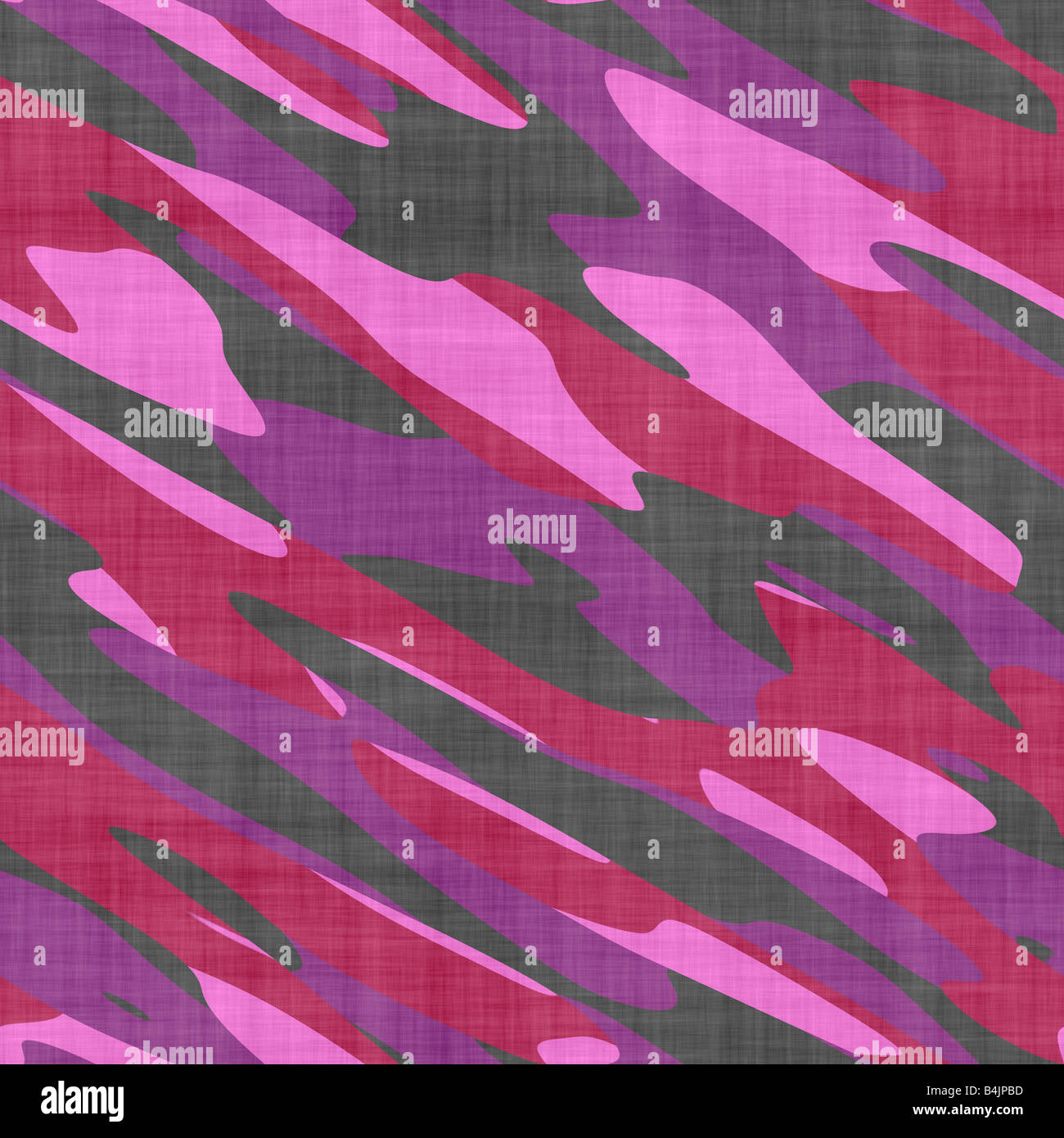 A pink camouflage texture this tiles seamlessly as a pattern Stock Photo