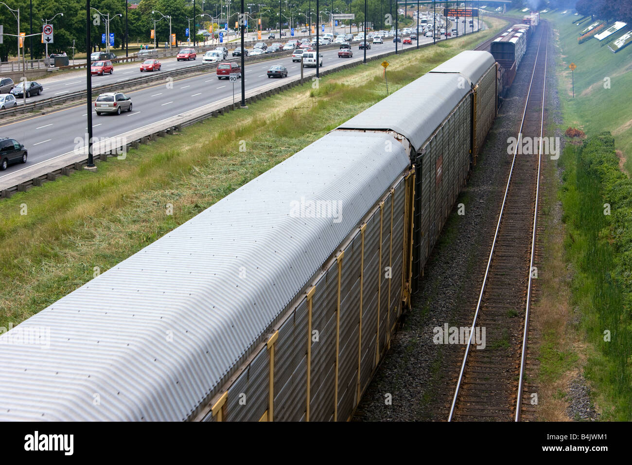 Transportation train rail railroad track tracks toronto ontario canada
