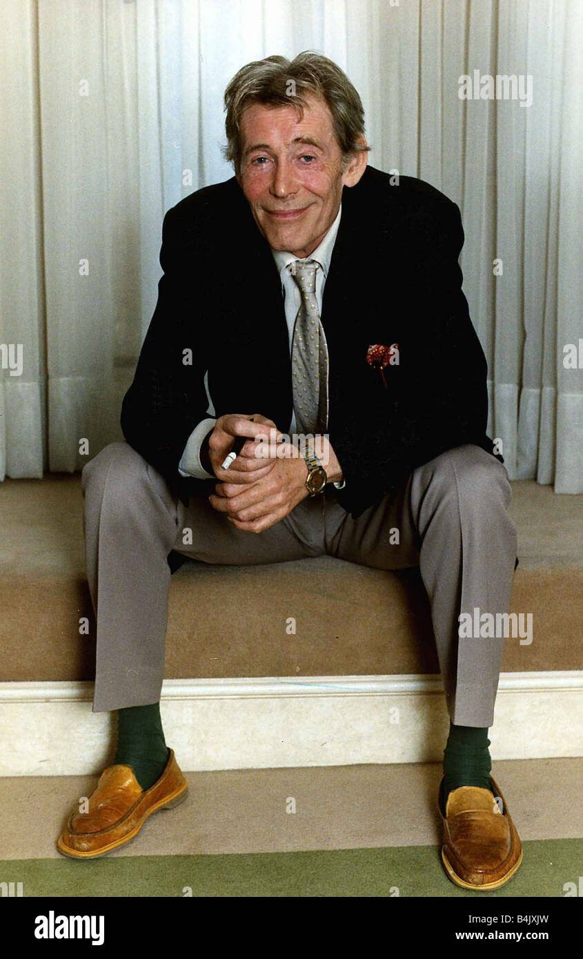 Peter O Toole actor December 1988 DBase Stock Photo - Alamy