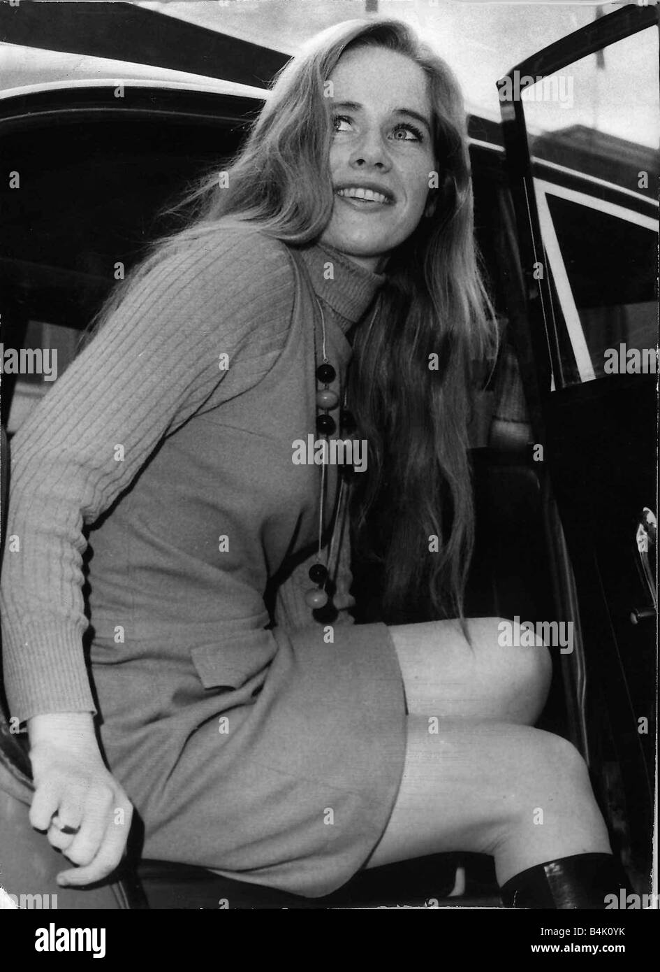 Liv Ullmann actress starred in film Pope Joan March 1971 Stock Photo