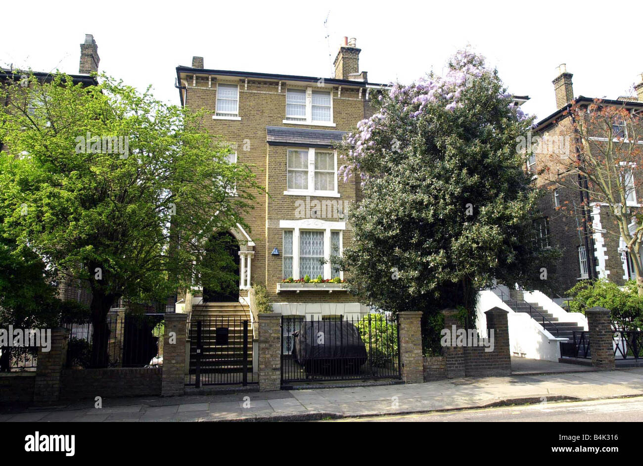 The Elsworthy Road home of Oasis singer Liam Gallagher and wife Patsy Kensit in London May 2000 Stock Photo