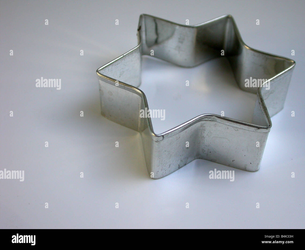 Metal mould for preparing christmas sweets Stock Photo