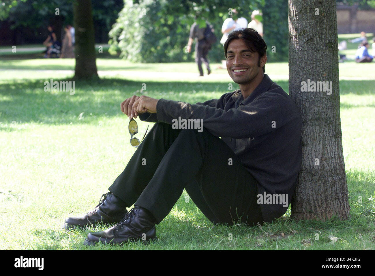 Shoaib Akhtar June 1999 Pakistan Cricket Player Stock Photo