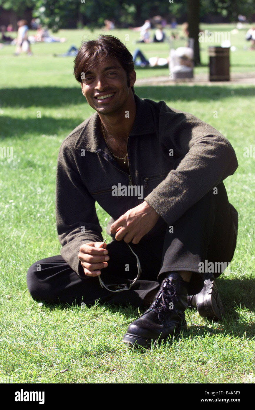 Shoaib Akhtar June 1999 Pakistan Cricket Player Stock Photo