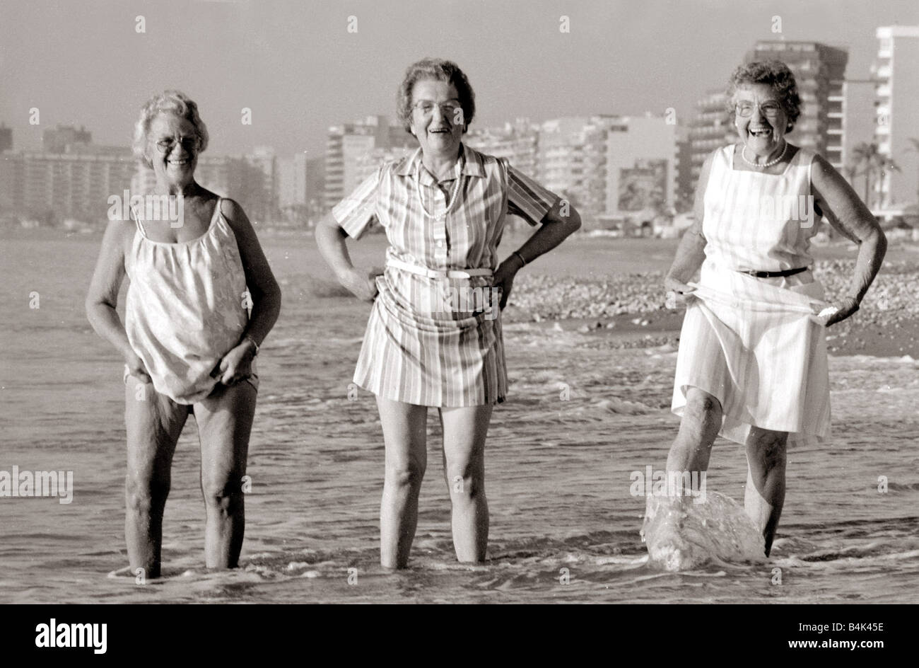 Three old  ladies  in the sea Stock Photo 20089370 Alamy