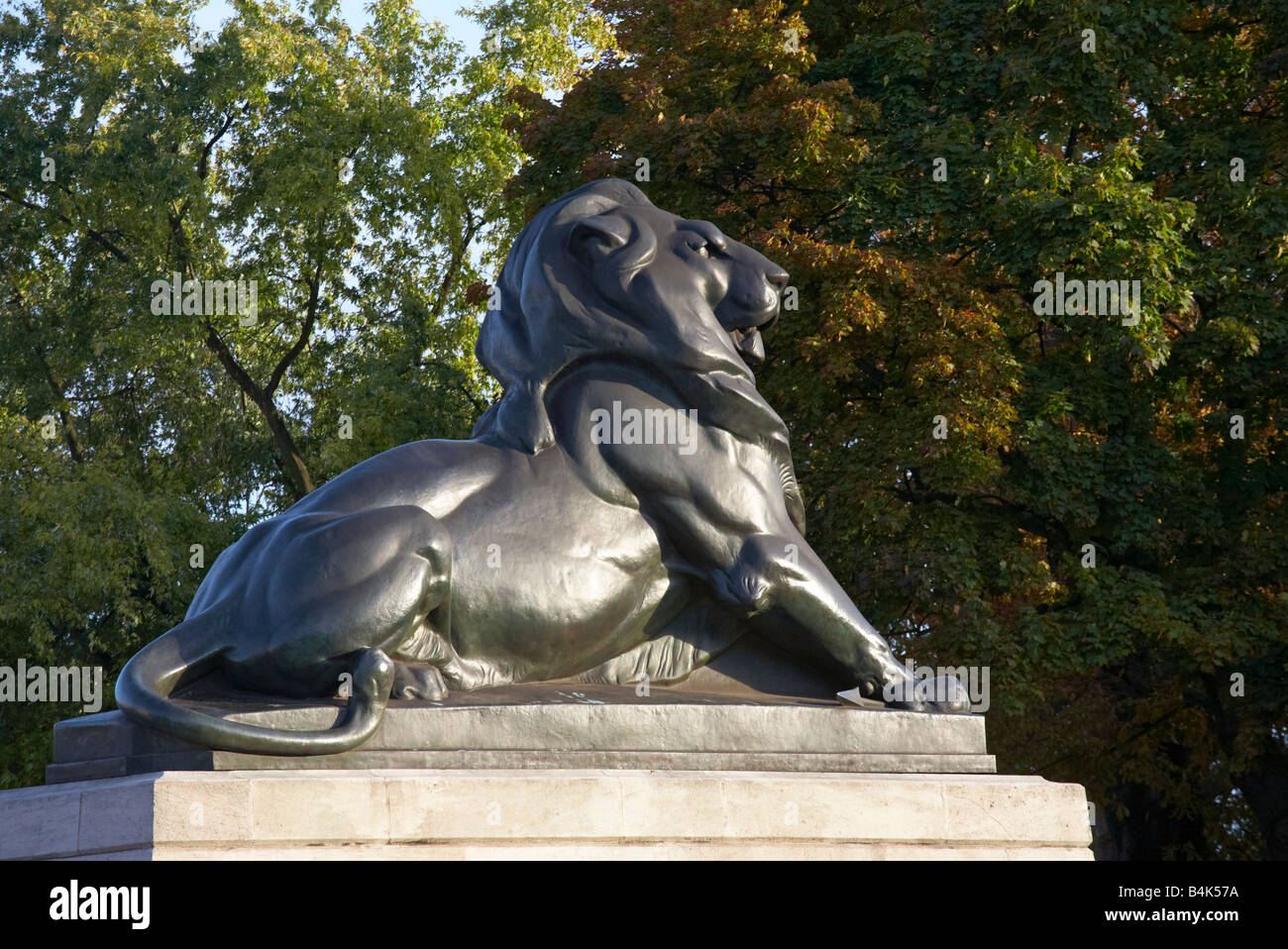 Denfert Rochereau Paris 14e The Lion of Belfort sculpture France Stock