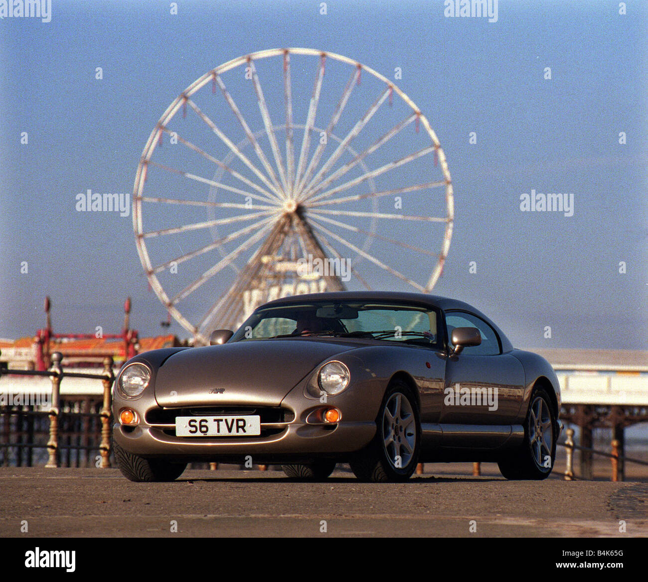 Tvr Car February 1999 Road Record Tvr Speed Six In Blackpool Big Wheel