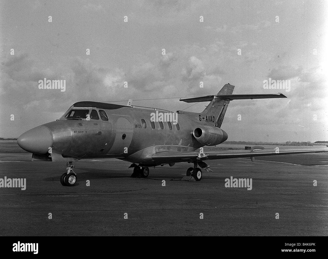 Aircraft Hawker Siddeley HS125 3A business Jet November 1966 handed over at Hawker Siddeley s Chester factory to an American company LFEY003 Flight100 Stock Photo