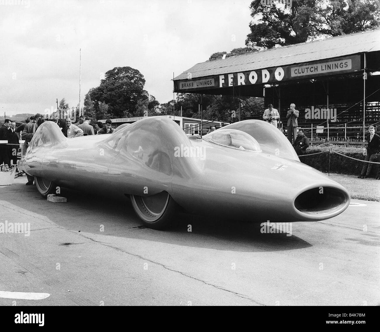 Donald campbell water speed record 1955 Black and White Stock Photos ...