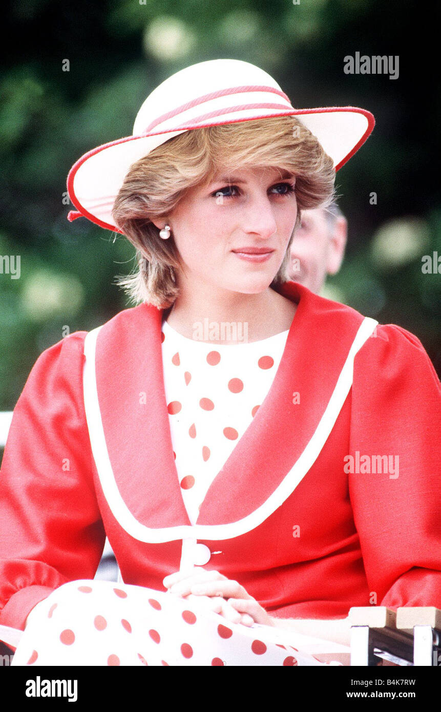 Princess Diana in Canada at the Festival of Youth in St Johns ...