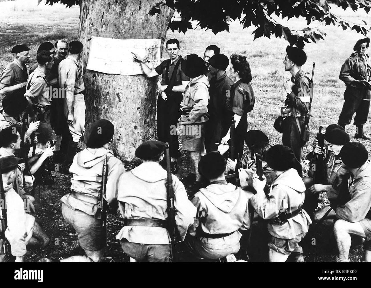 Maquis fighters Black and White Stock Photos & Images - Alamy