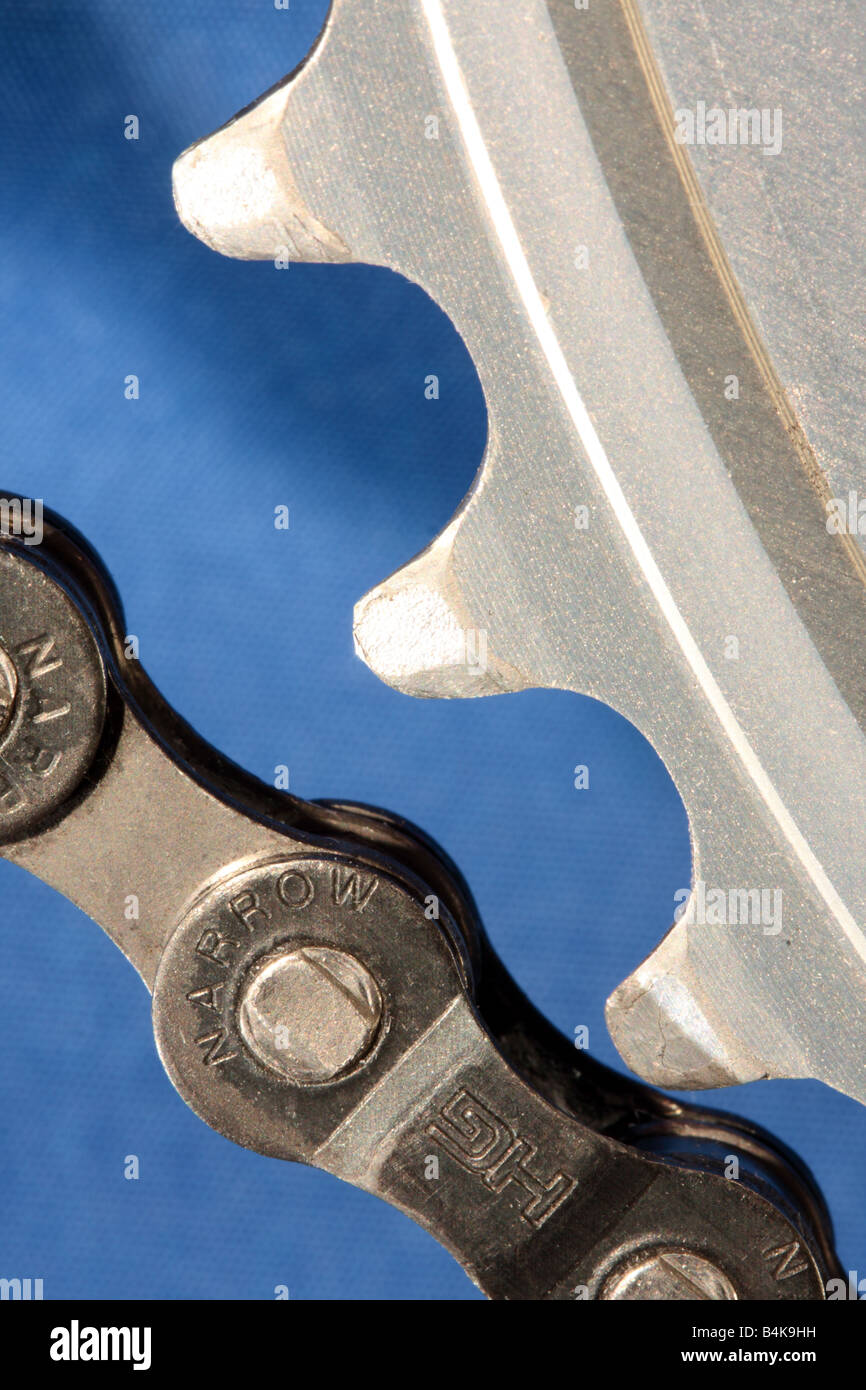 Bicycle Chain and Gear Stock Photo Alamy