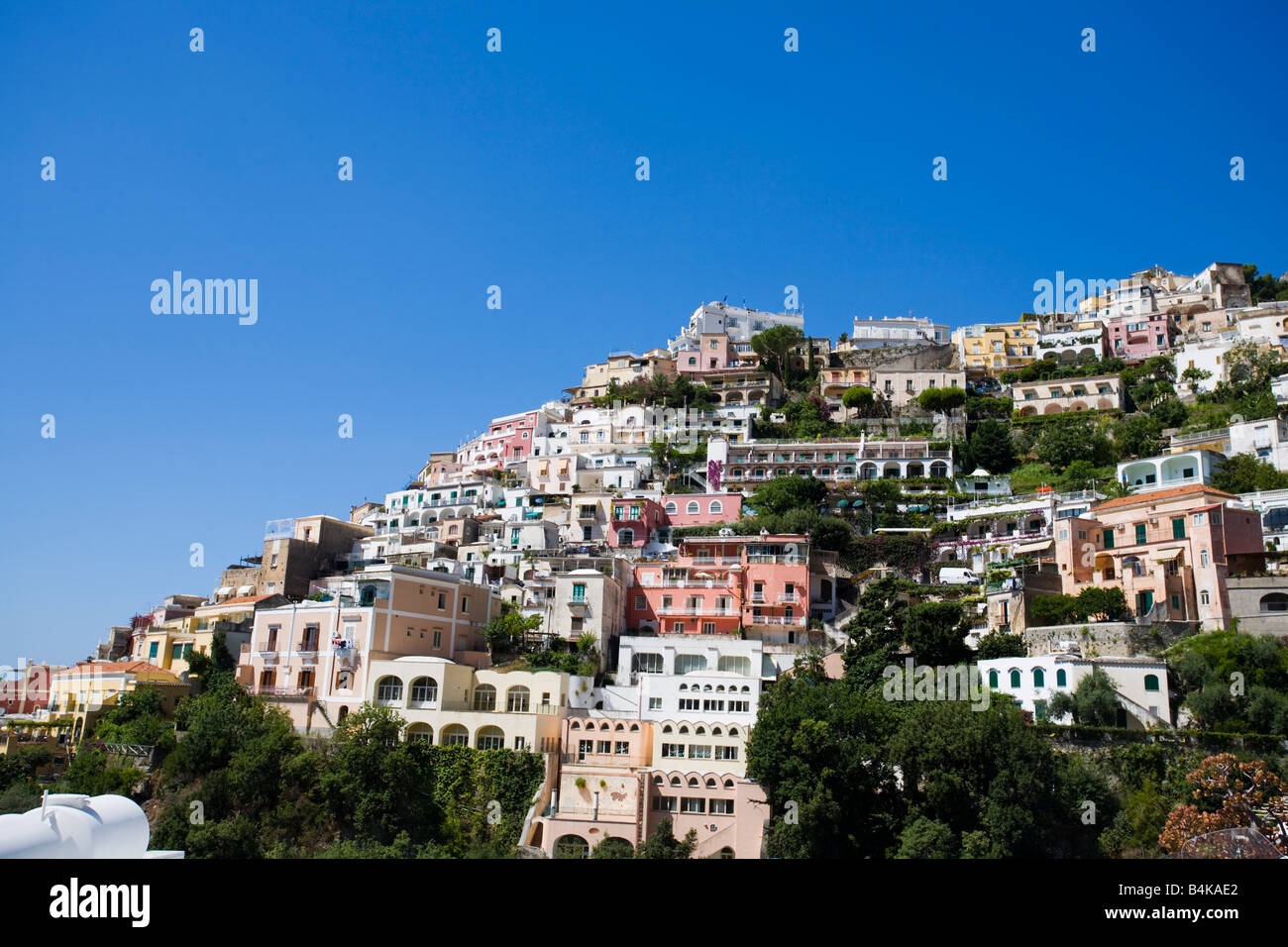 COLOURED HOUSE IN POSITANO Stock Photo Alamy