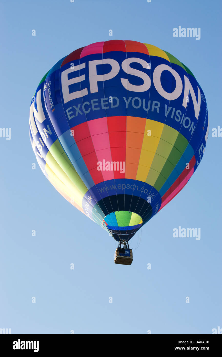 Hot Air Balloon, Northampton Balloon Festival, Northamptonshire, England, UK Stock Photo