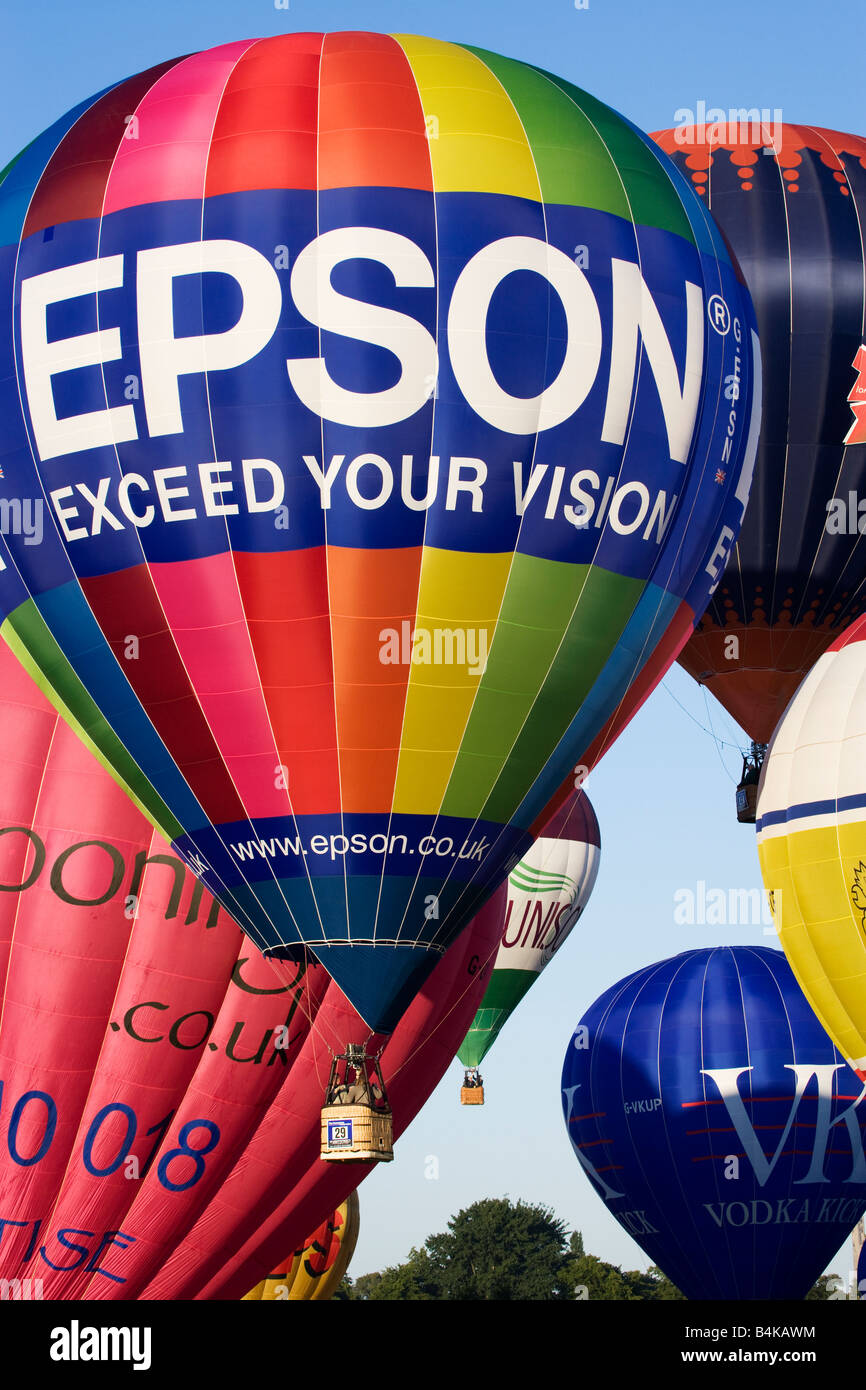 Hot Air Balloons, Northampton Balloon Festival, Northamptonshire