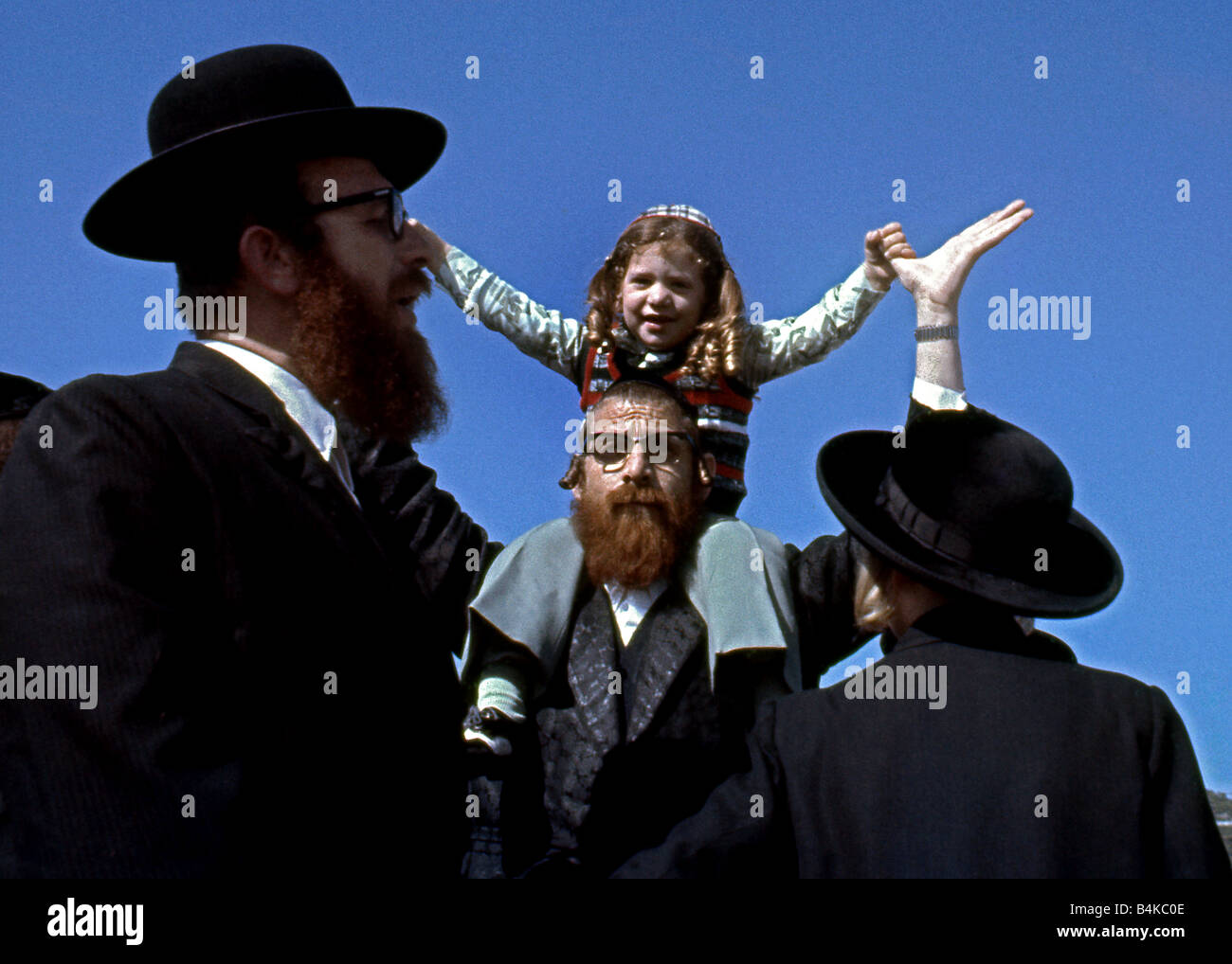 Halake Dance in Meron during Lag Ba'Omer Stock Photo