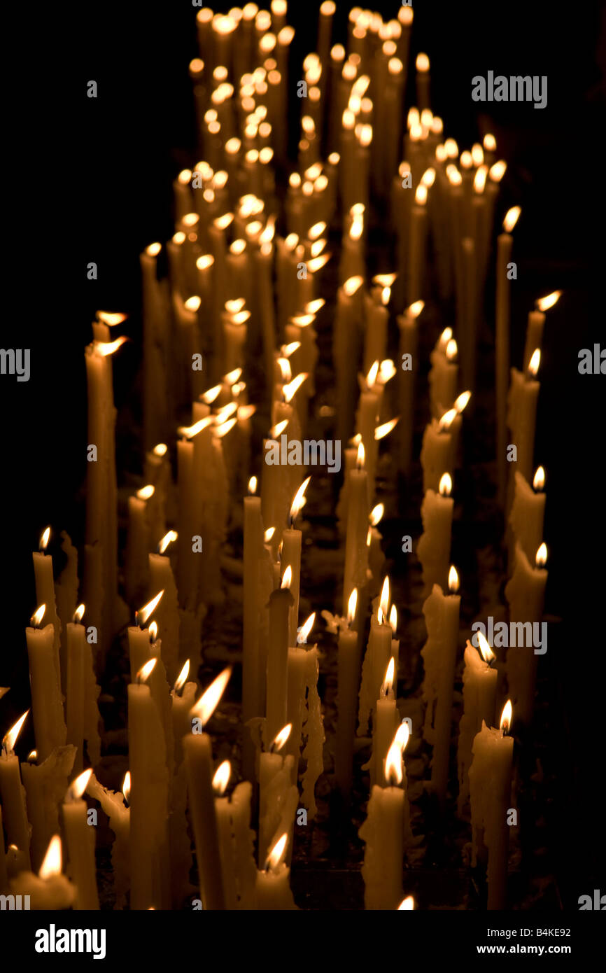 group of votive candle wax Stock Photo Alamy