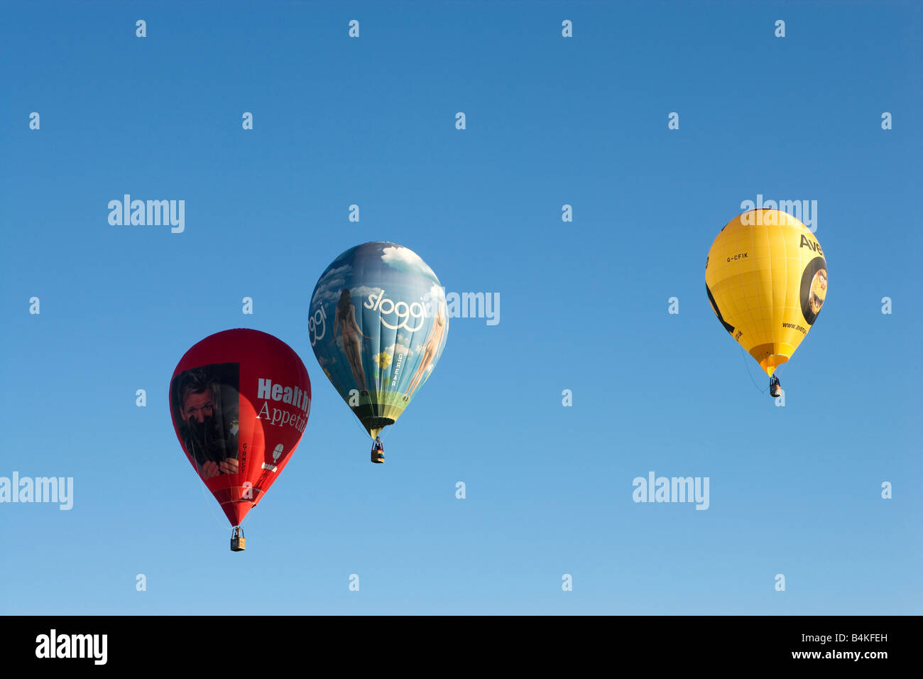 Hot Air Balloons, Northampton Balloon Festival, Northamptonshire
