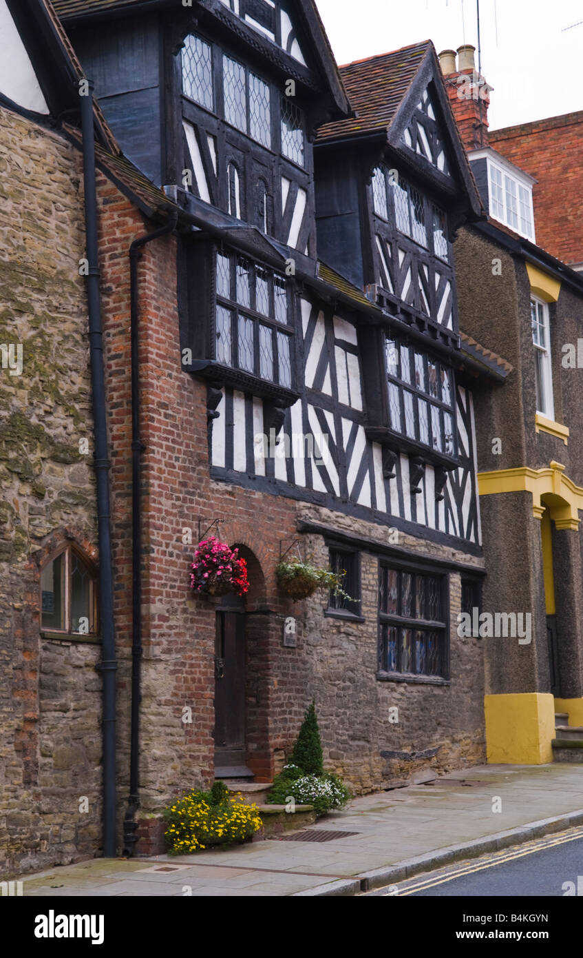 Timber framed house in Ludlow Shropshire England UK Stock Photo Alamy