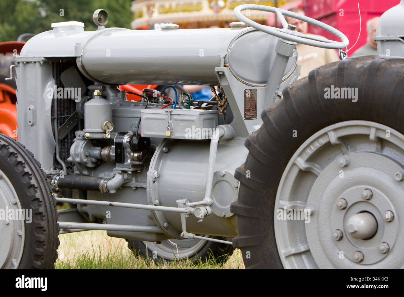 classic tractors at a show in Louth, lincs, England Stock Photo