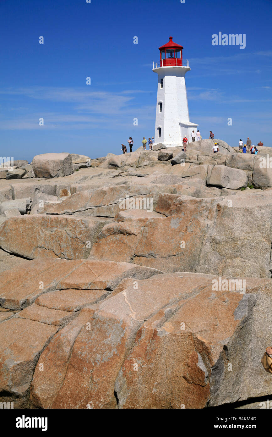 Peggys Cove fishing village and Lighthouse on Canada's East Cost in