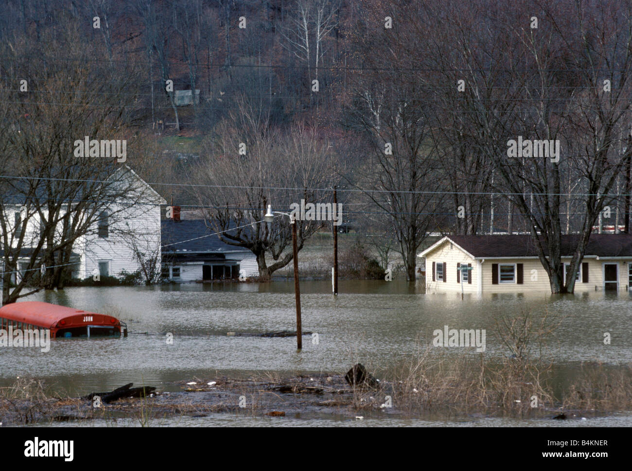 Flooding on the Mississippi River near Canton Missouri Stock Photo Alamy