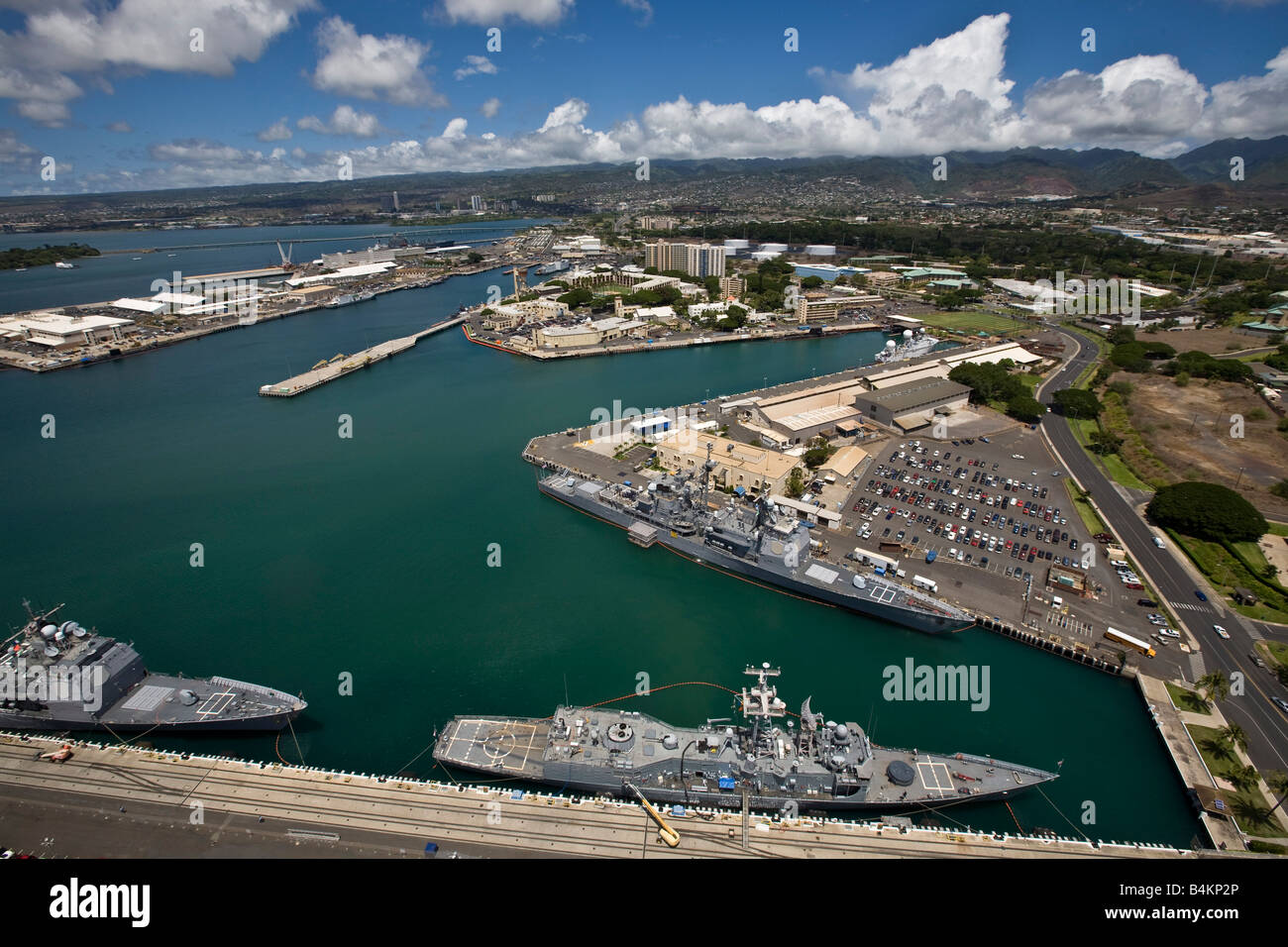 Pearl Harbor Oahu Hawaii Stock Photo Alamy