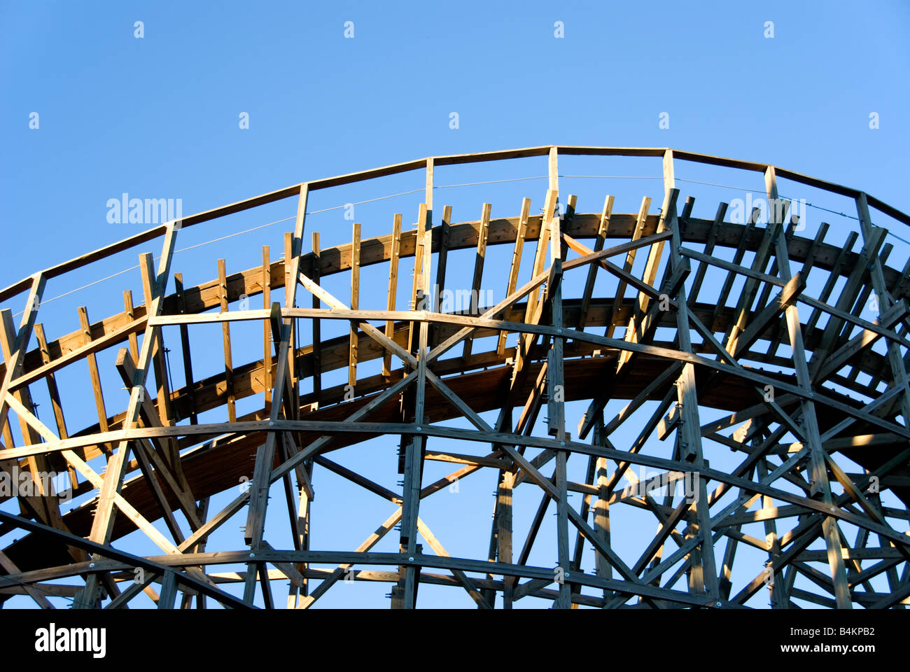 Traditional wooden roller coaster hi-res stock photography and images ...