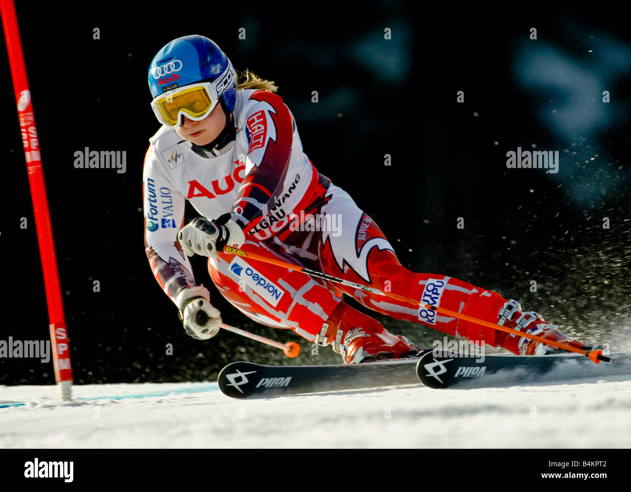 POUTIAINEN Tanja Finnland - Weltcup Super Giant Ofterschwang 26 01 2008 ...