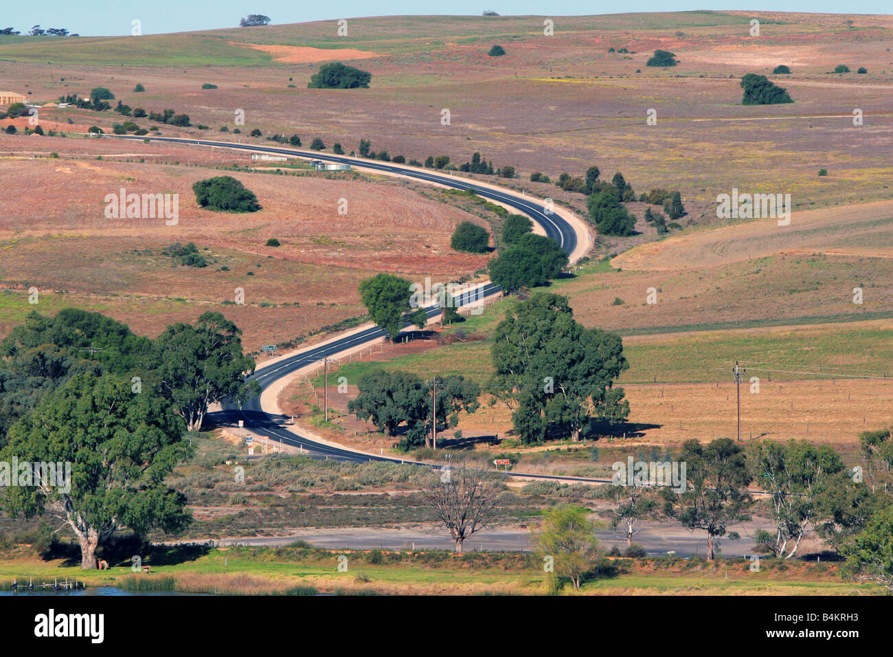 S bend road hi-res stock photography and images - Alamy