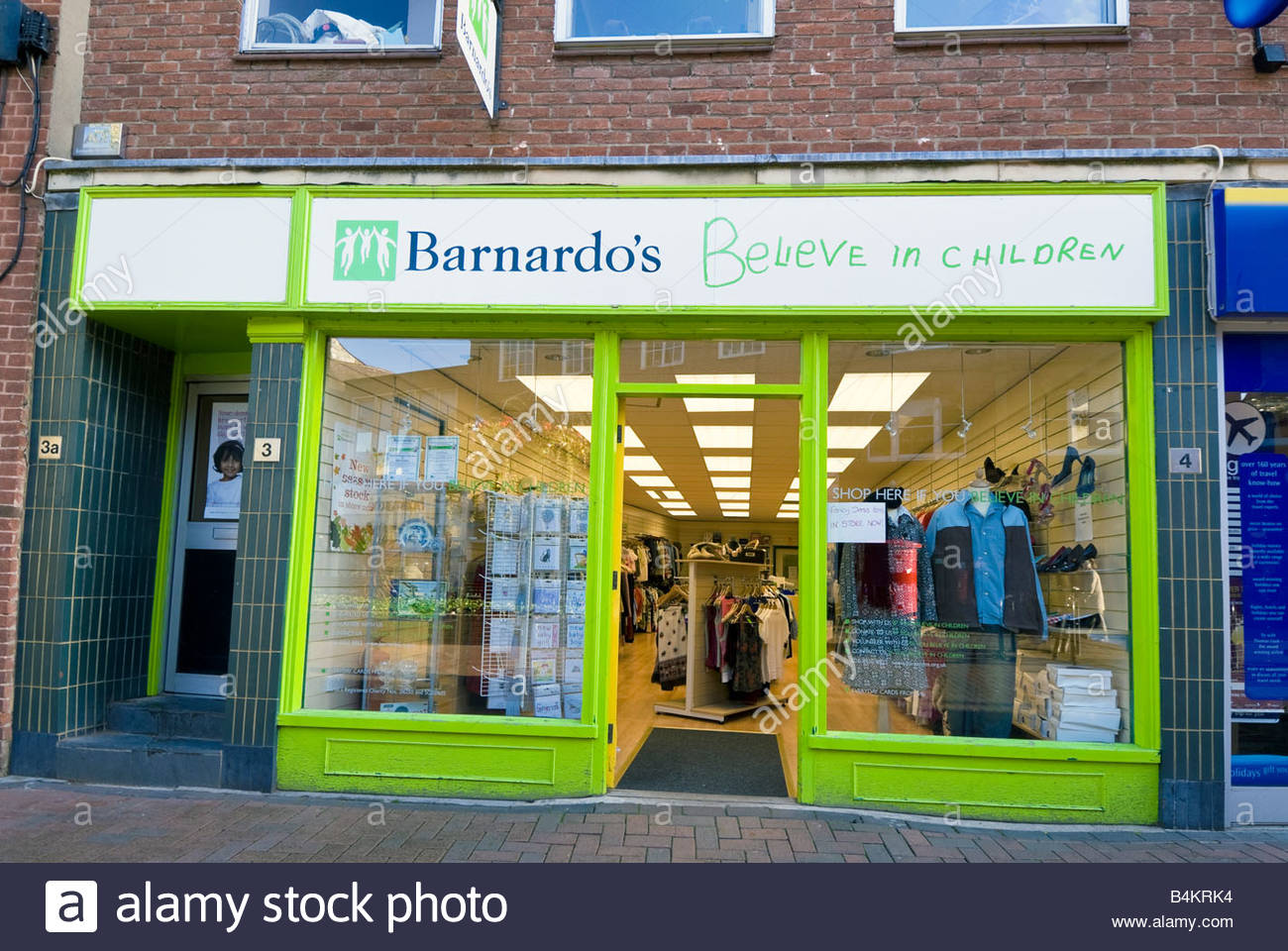 Barnardos Charity Shop Stock Photos & Barnardos Charity Shop Stock