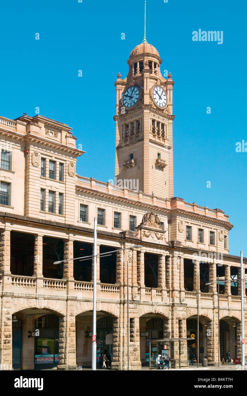 CENTRAL STATION BUILDING SYDNEY NEW SOUTH WALES AUSTRALIA Stock Photo