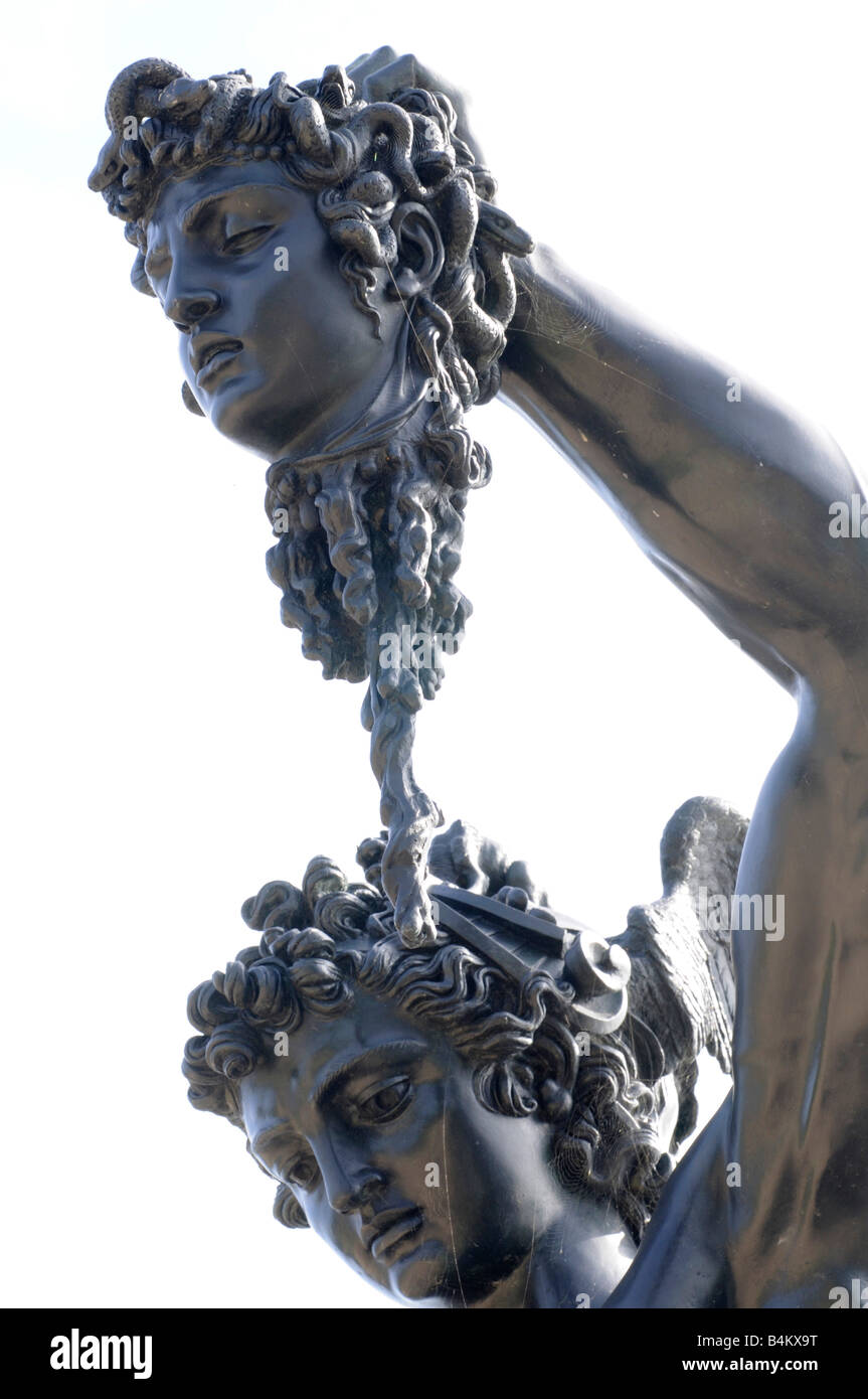 Perseus and Medusa at Trentham Gardens Stock Photo - Alamy