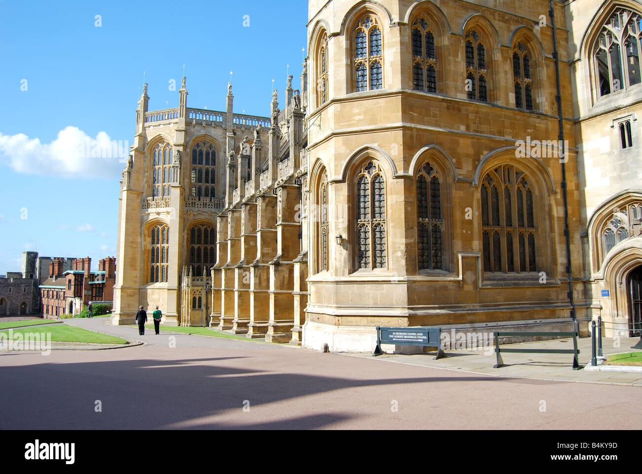 St.George,s Chapel, Lower Ward, Windsor Castle, Windsor, Berkshire, England, United Kingdom Stock Photo