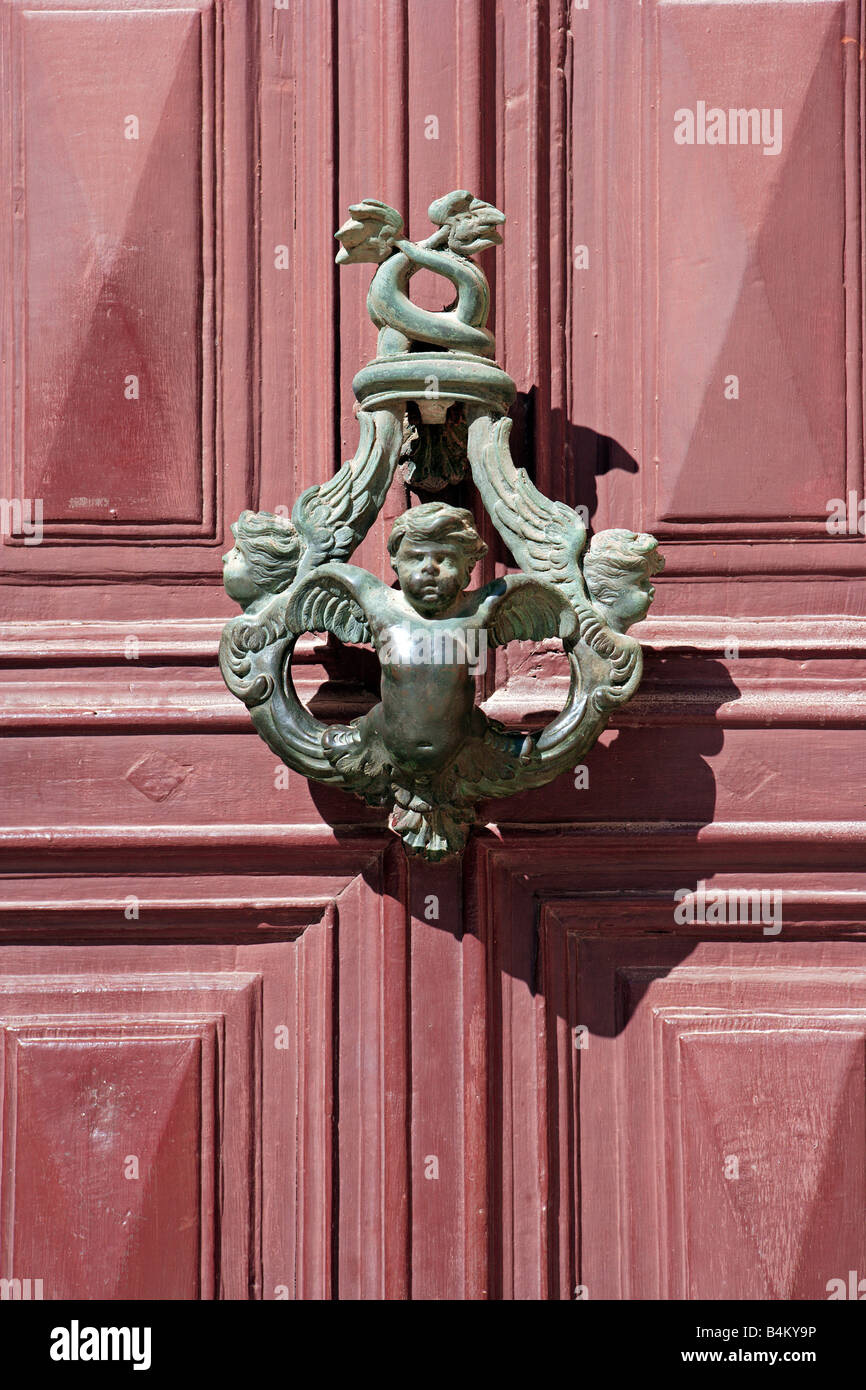 Ornate Doorknocker, Valletta, Malta Stock Photo Alamy