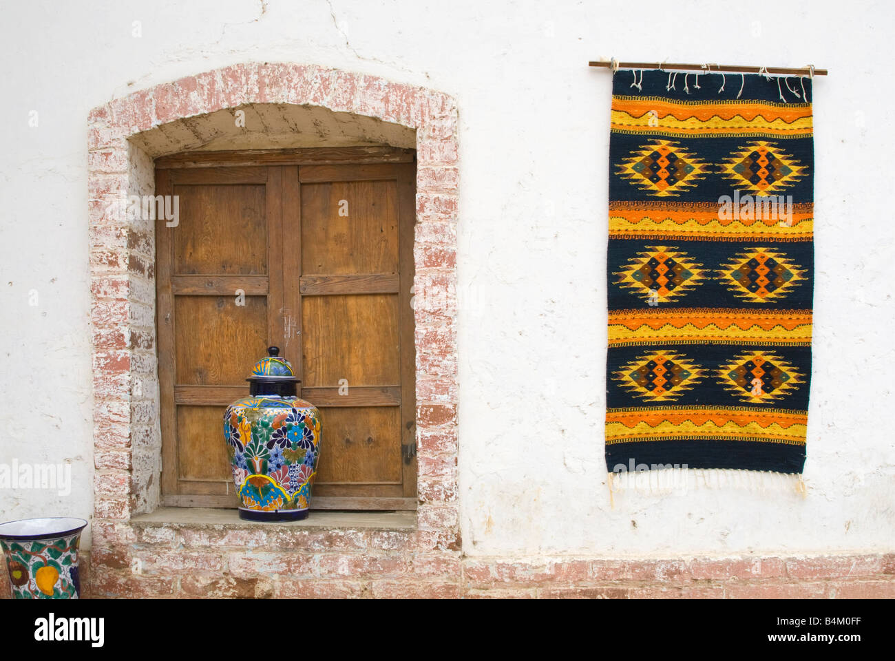 Souvenir store display in Todos Santos Baja California Sur Mexico Stock