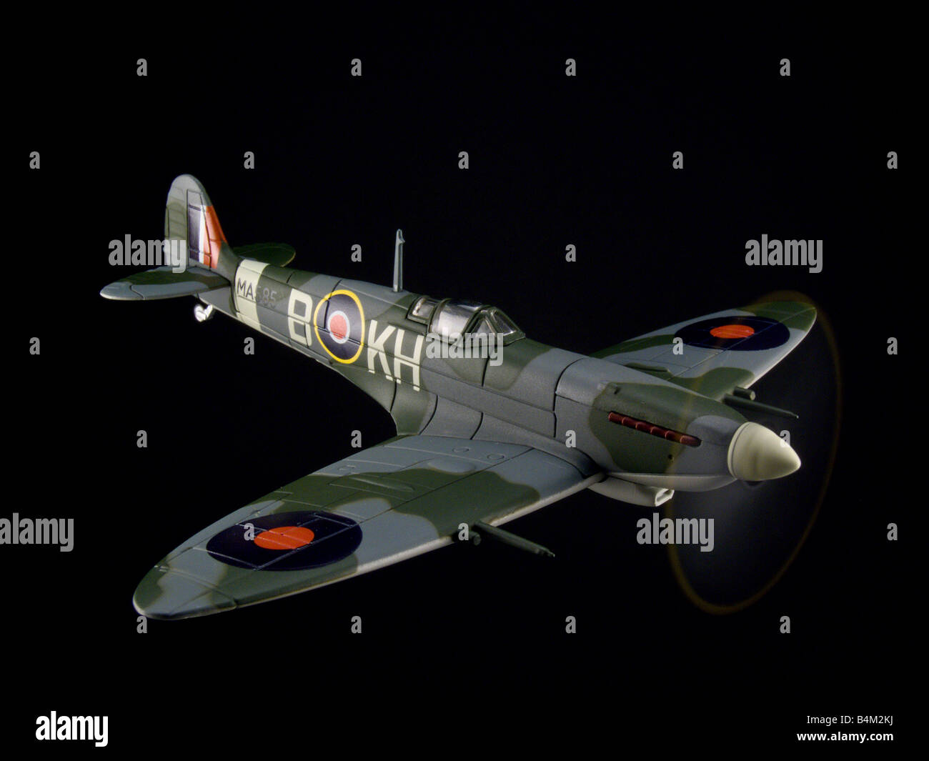 Supermarine Spitfire Mk IX Die Cast Model Stock Photo